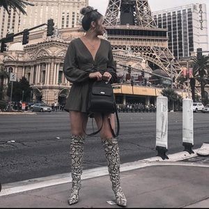 SHAREEN COLLECTIONS GREEN ROMPER